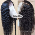 Премиальный перуанский парик волос: Deep Wave Full Curace Front Wig